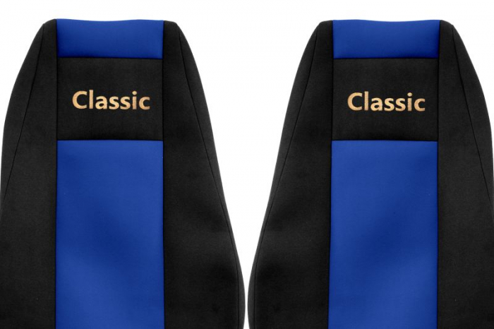 Huse scaun camion Classic (albastru, material velur, serie CLASSIC, centura pasager asamblata in scaun ) Renault Trucks Premium [2]