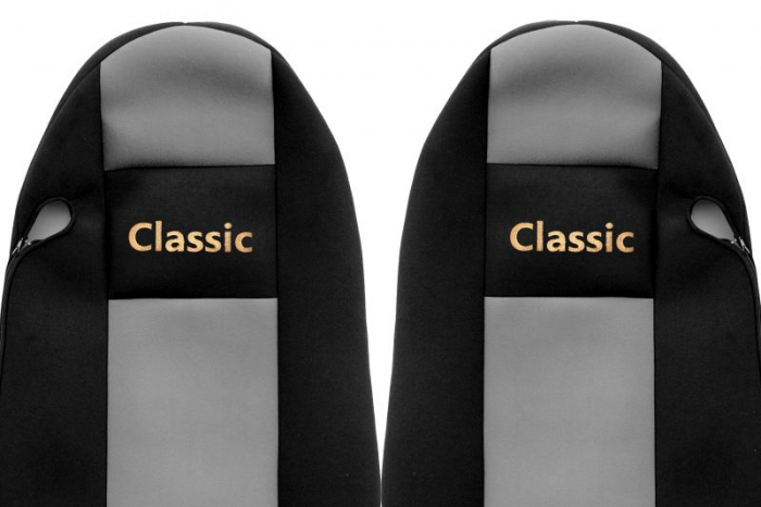 Huse scaun camion Classic (gri, material velur, serie CLASSIC, centura pasager asamblata in scaun ) IVECO STRALIS [2]