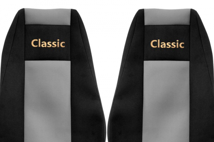 Huse scaun camion Classic (gri, material velur, serie CLASSIC, centura pasager asamblata in scaun ) Renault Trucks Premium [2]