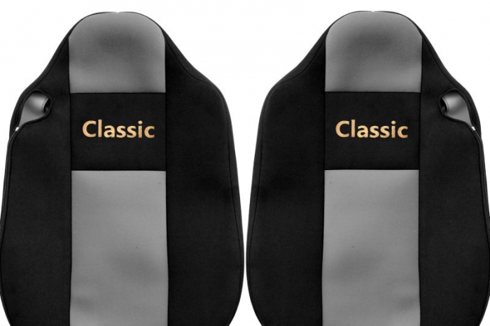 Huse scaun camion Classic (gri, material velur, serie CLASSIC, centura pasager asamblata in scaun) Renault Trucks T [2]