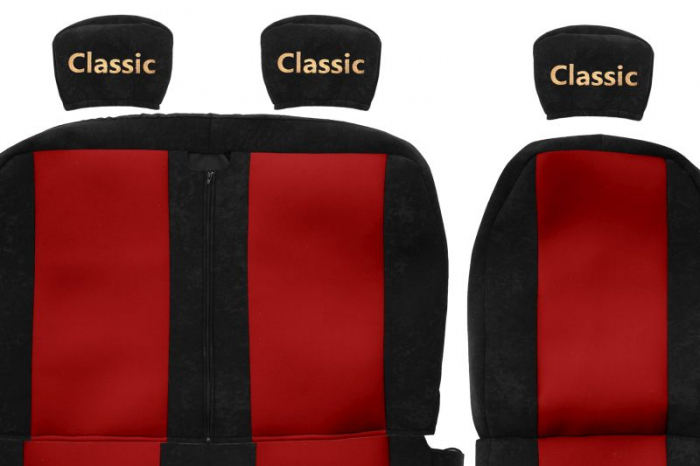 Huse scaun camion Classic (rosu, 1+2) Renault Master [2]