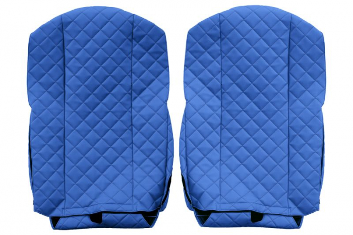 Huse scaun camion Elegance (albastru, material eco-piele / velur, serie ELEGANCE) potrivit FORD F-MAX [2]