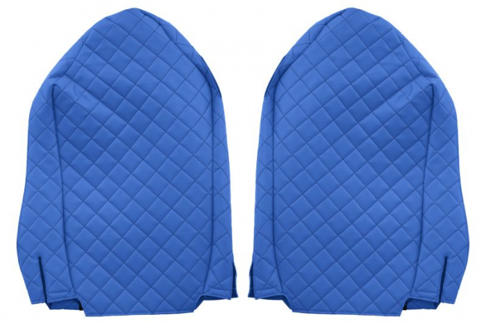 Huse scaun camion Elegance (albastru, material eco-piele / velur, serie ELEGANCE) potrivit MERCEDES Actros [2]