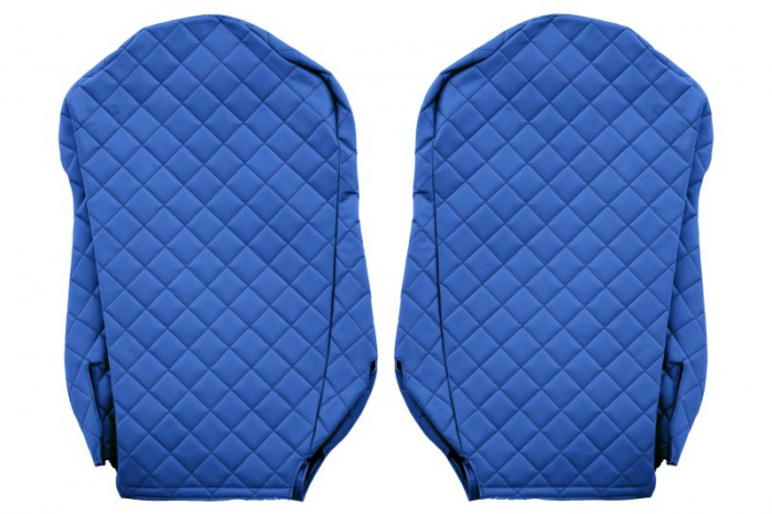 Huse scaun camion Elegance (albastru, material eco-piele / velur, serie ELEGANCE, scaune standard) potrivit MERCEDES ACTROS MP4 [2]