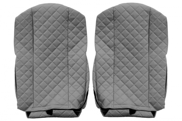 Huse scaun camion Elegance (gri, material eco-piele / velur, serie ELEGANCE) potrivit FORD F-MAX [2]
