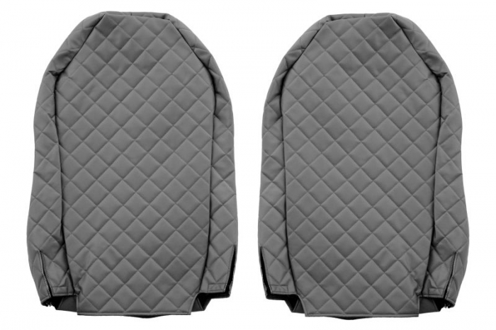 Huse scaun camion Elegance (gri, material eco-piele / velur, serie ELEGANCE) potrivit MERCEDES [2]