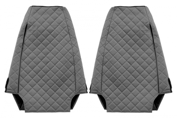 Huse scaun camion Elegance (gri, material eco-piele / velur, serie ELEGANCE) potrivit RENAULT MAGNUM [2]