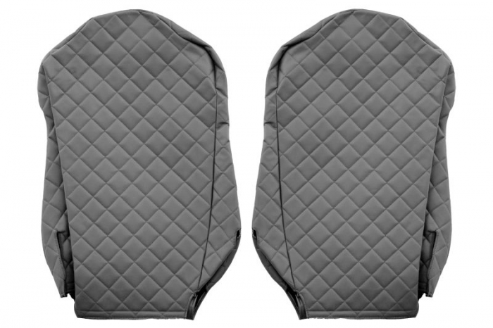 Huse scaun camion Elegance (gri, material eco-piele / velur, serie ELEGANCE, scaune standard) potrivit MERCEDES ACTROS MP4 [2]