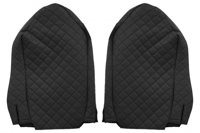 Huse scaun camion Elegance (negru, material eco-piele / velur, serie ELEGANCE) potrivit MERCEDES [2]