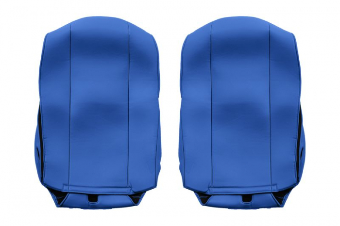 Huse scaun camion ELEGANCE S (blue, material eco-leather / velur) potrivit FORD F-MAX dupa 2018 [2]