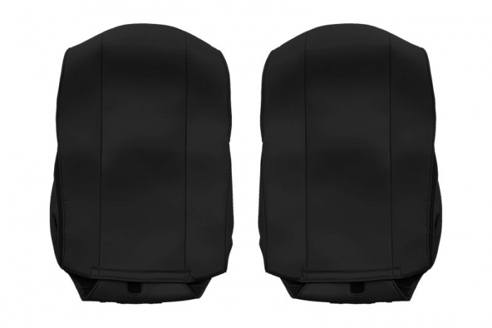 Huse scaun camion ELEGANCE S (negru, material eco-leather / velur) potrivit FORD F-MAX dupa 2018 [2]