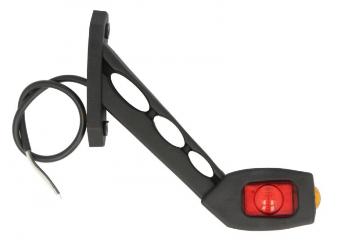 Lumini marcaj stanga, portocaliu/rosu/alb, LED, inaltime 167; latime 35,5; adancime 178, suprafata, lungime furtun 350, brat lung 12/24V [2]