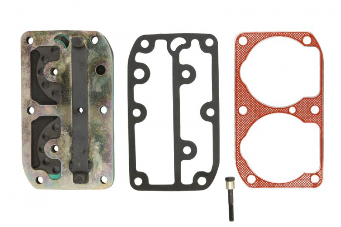 Placa intermediara compresor aer LP4812; LP4813; LP4814; LP4815; LP4844 SCANIA 3 113 E/320/113 E/360/113 E/380/113 H/310/113 H/320/113 H/360/113 H/380/113 M/320/113 M/360/113 M/380/113 M/400/K 113/K [2]