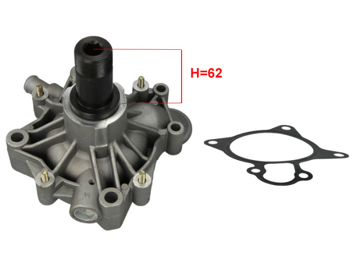 Pompa apa (aluminiu; arbore scurt) potrivit IVECO DAILY III, DAILY IV F1CE0481A-F1CE0481H 09.04-08.11 [3]