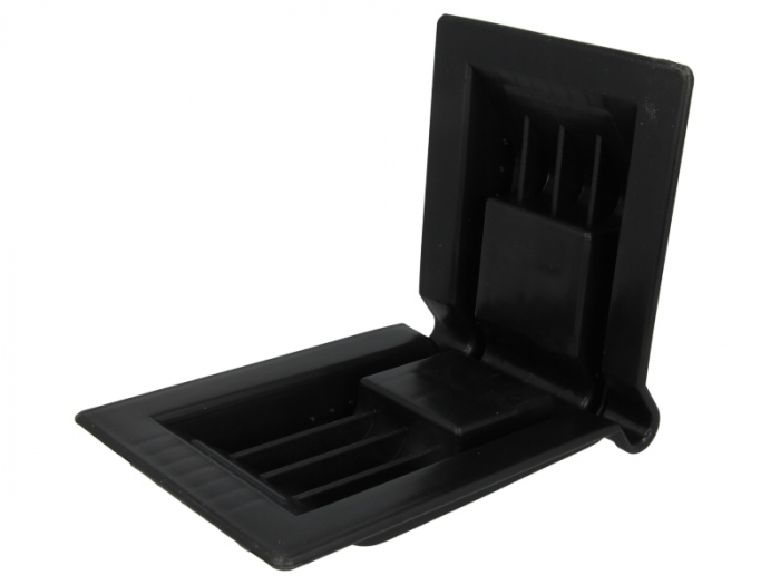 Set 12 buc Protectie margine incarcare colt negru, lungime brat:185; 225mm, latime brat 150mm  [2]