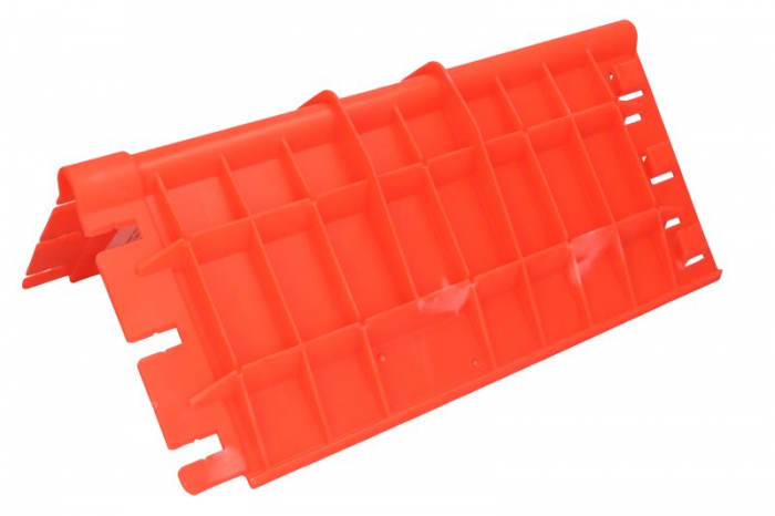 Protectie margine incarcare negru, lungime brat:180mm, latime brat 400mm piesa de colt conectata la sistem [2]