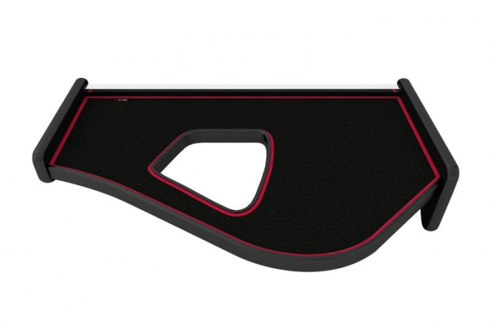 Raft polita interior cabina (Covor podea camion cu slot pentru compartimentul de depozitare; mijloc, culoare: rosu, serie: CLASSIC) potrivit VOLVO [3]