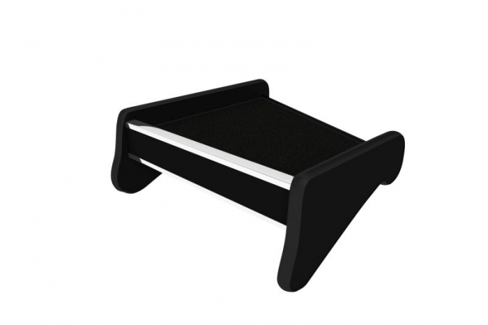 Raft polita interior cabina (mijloc, culoare: negru, serie: CLASSIC) potrivit IVECO [2]