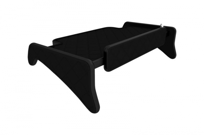 Raft polita interior cabina (panou LED, lumina alba; cabina larga XXL; mijloc, cabina, culoare: negru, serie: ELEGANCE) potrivit MAN [3]