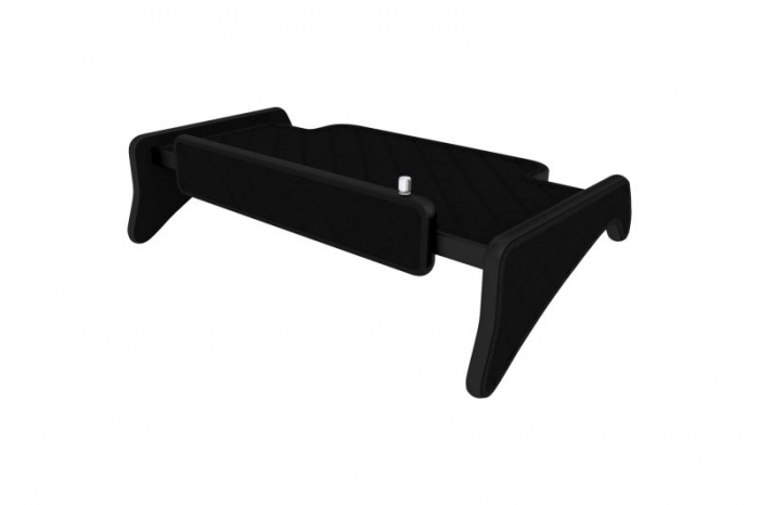 Raft polita interior cabina (panou LED, lumina alba; cabina larga XXL; mijloc, cabina, culoare: negru, serie: ELEGANCE) potrivit MAN [2]