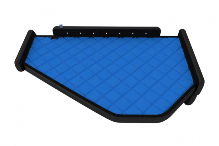 Raft polita interior cabina (panou LED, lumina alba; fara gaura in covor; mijloc, cabina, culoare: albastru, serie: ELEGANCE) potrivit VOLVO [4]
