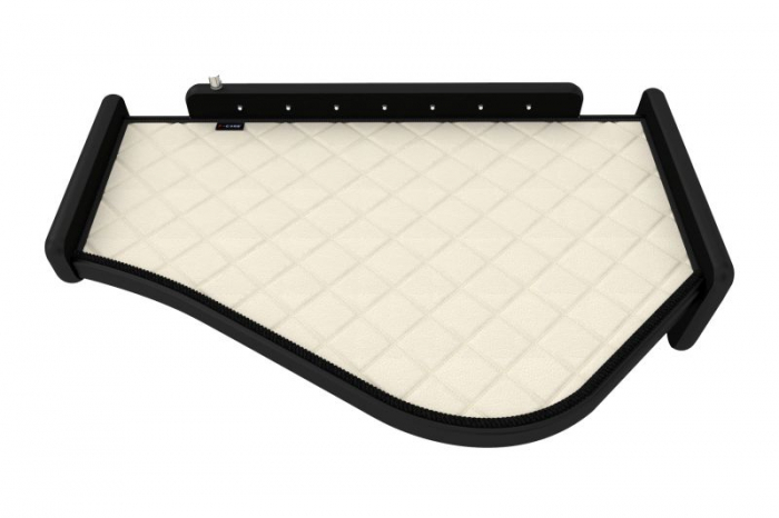Raft polita interior cabina (panou LED, lumina alba; fara gaura in covor; mijloc, cabina, culoare: bej, serie: ELEGANCE) potrivit VOLVO [4]