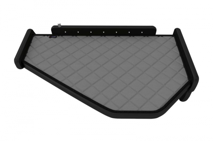 Raft polita interior cabina (panou LED, lumina alba; fara gaura in covor; mijloc, cabina, culoare: gri, serie: ELEGANCE) potrivit VOLVO [4]