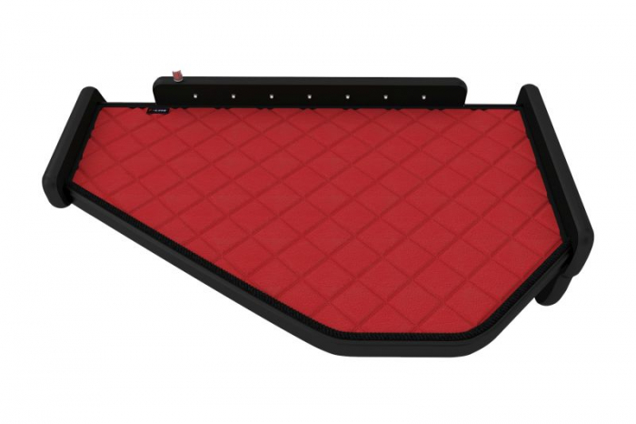 Raft polita interior cabina (panou LED, lumina alba; fara gaura in covor; mijloc, cabina, culoare: rosu, serie: ELEGANCE) potrivit VOLVO [4]