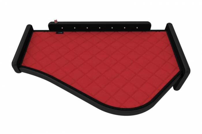 Raft polita interior cabina (panou LED, lumina alba; fara gaura in covor; mijloc, cabina, culoare: rosu, serie: ELEGANCE) potrivit VOLVO [4]