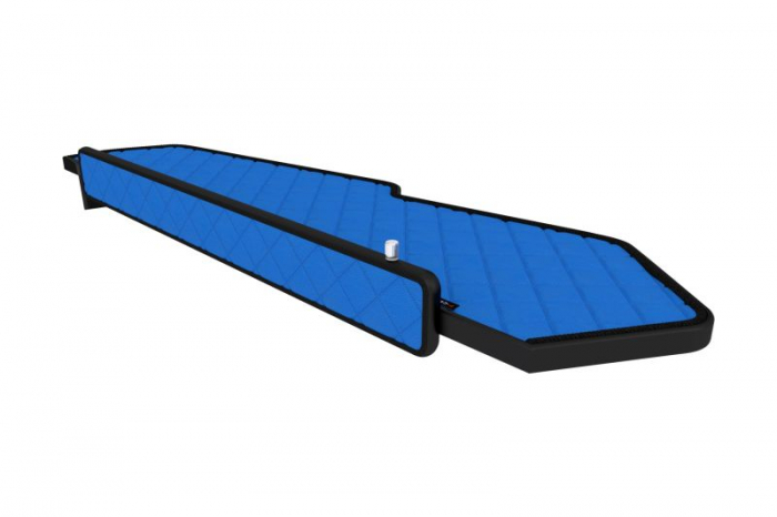 Raft polita interior cabina (panou LED, lumina alba; lung, cabina, culoare: albastru, serie: ELEGANCE) potrivit VOLVO [2]
