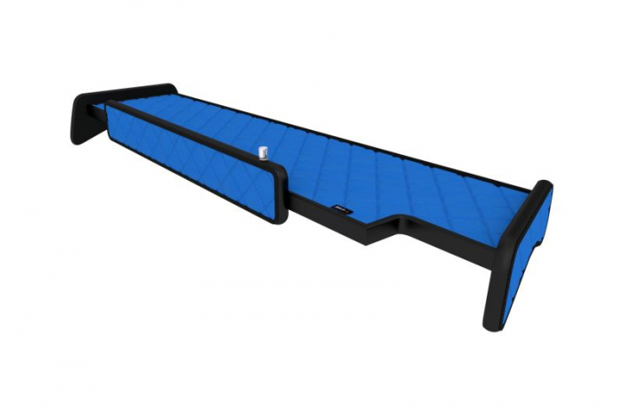 Raft polita interior cabina (panou LED, lumina alba; lung, lung, culoare: albastru, serie: ELEGANCE) potrivit MAN [2]
