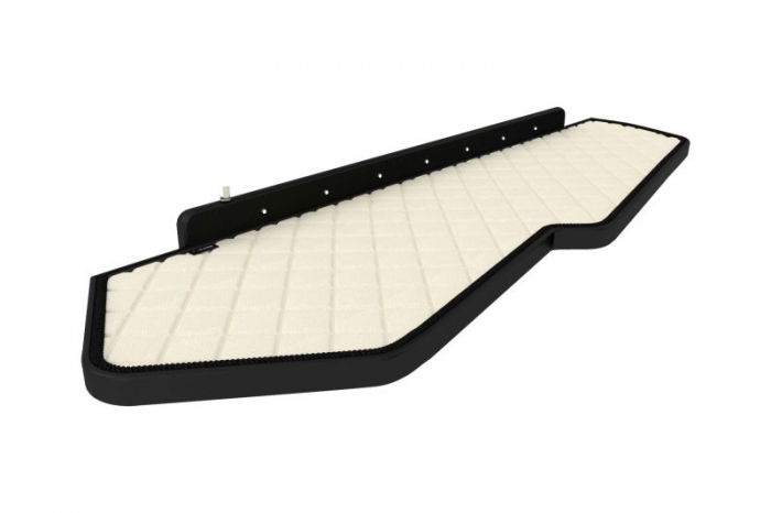 Raft polita interior cabina (panou LED, lumina alba; lung, lung, culoare: bej, serie: ELEGANCE) potrivit VOLVO [1]