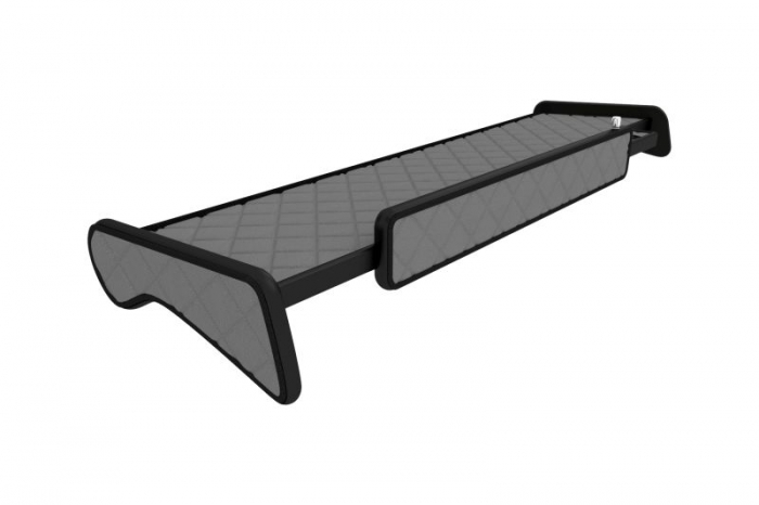 Raft polita interior cabina (panou LED, lumina alba; lung, lung, culoare: gri, serie: ELEGANCE) potrivit MAN [3]