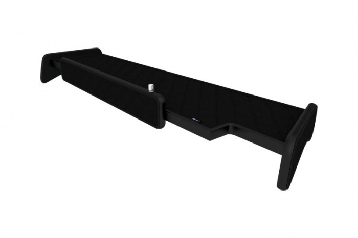 Raft polita interior cabina (panou LED, lumina alba; lung, lung, culoare: negru, serie: ELEGANCE) potrivit MAN [2]