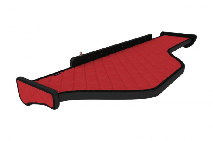 Raft polita interior cabina (panou LED, lumina alba; lung, lung, culoare: rosu, serie: ELEGANCE) potrivit DAF [1]