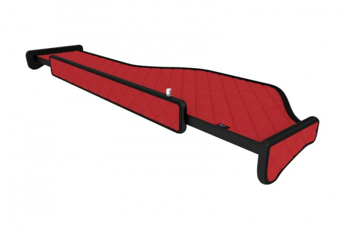 Raft polita interior cabina (panou LED, lumina alba; lung, lung, culoare: rosu, serie: ELEGANCE) potrivit DAF [2]