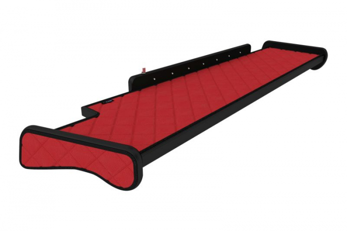Raft polita interior cabina (panou LED, lumina alba; lung, lung, culoare: rosu, serie: ELEGANCE) potrivit MAN [1]