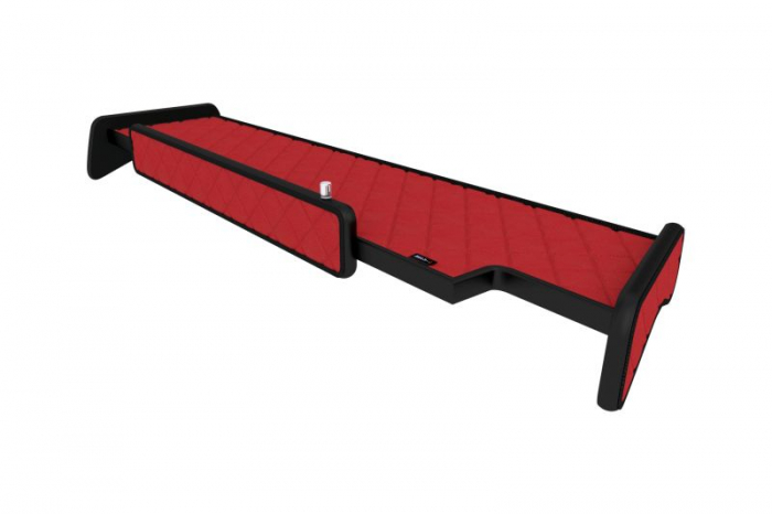 Raft polita interior cabina (panou LED, lumina alba; lung, lung, culoare: rosu, serie: ELEGANCE) potrivit MAN [2]
