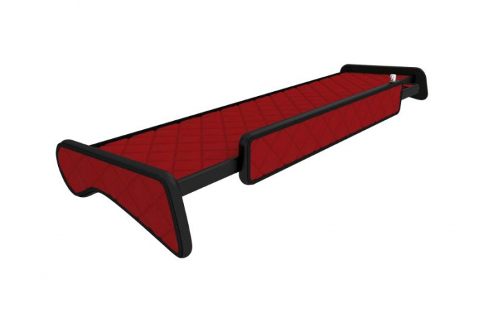 Raft polita interior cabina (panou LED, lumina alba; lung, lung, culoare: rosu, serie: ELEGANCE) potrivit MAN [3]