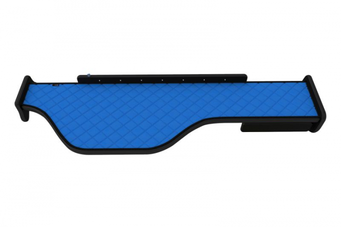 Raft polita interior cabina (panou LED, lumina alba; lung; sertar suplimentar sub blatul mesei, lung, culoare: albastru, serie: ELEGANCE) potrivit DAF [4]