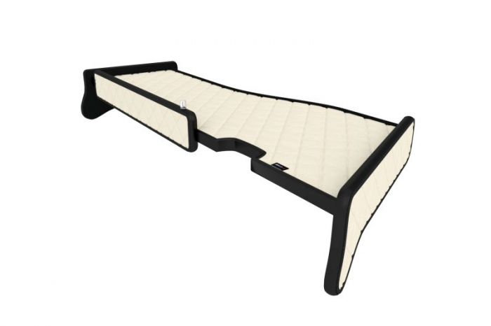 Raft polita interior cabina (panou LED, lumina alba; lung; sertar suplimentar sub blatul mesei, lung, culoare: bej, serie: ELEGANCE) potrivit MERCEDES [2]