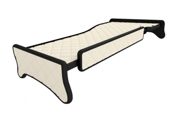 Raft polita interior cabina (panou LED, lumina alba; lung; sertar suplimentar sub blatul mesei, lung, culoare: bej, serie: ELEGANCE) potrivit MERCEDES [3]