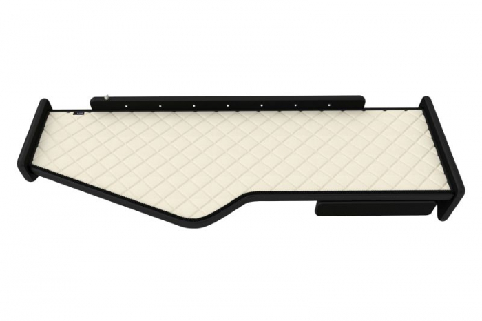 Raft polita interior cabina (panou LED, lumina alba; lung; sertar suplimentar sub blatul mesei, lung, culoare: bej, serie: ELEGANCE) potrivit SCANIA [4]