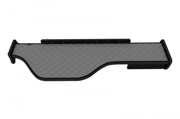 Raft polita interior cabina (panou LED, lumina alba; lung; sertar suplimentar sub blatul mesei, lung, culoare: gri, serie: ELEGANCE) potrivit DAF [4]