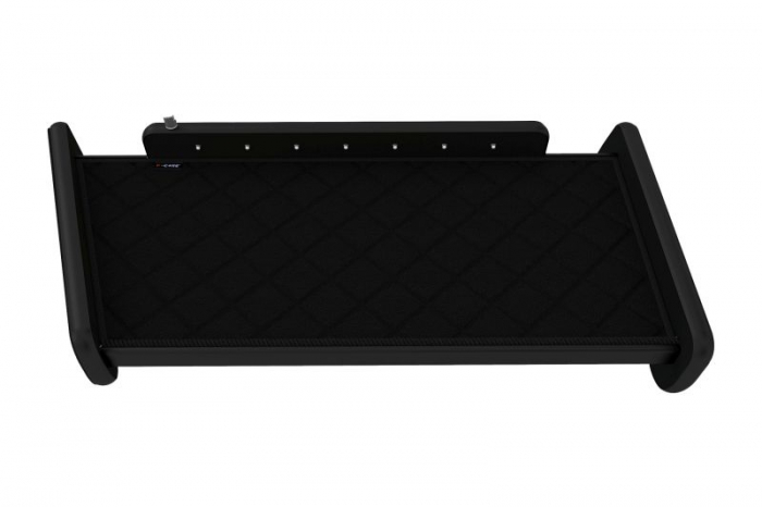 Raft polita interior cabina (panou LED, lumina alba; mijloc, cabina, culoare: negru, serie: ELEGANCE) potrivit MAN [4]