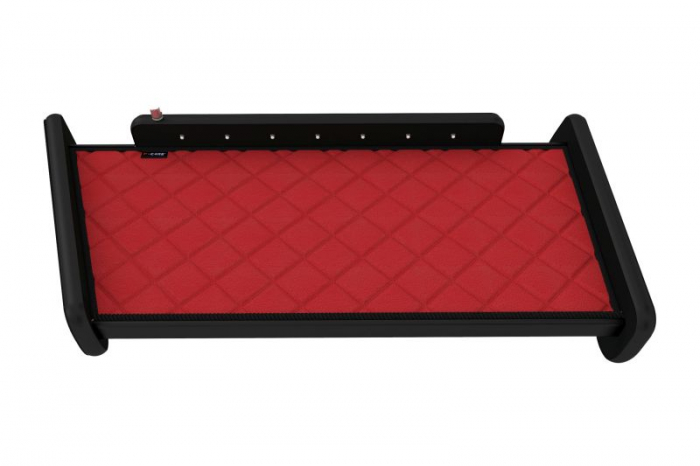 Raft polita interior cabina (panou LED, lumina alba; mijloc, cabina, culoare: rosu, serie: ELEGANCE) potrivit MAN [4]