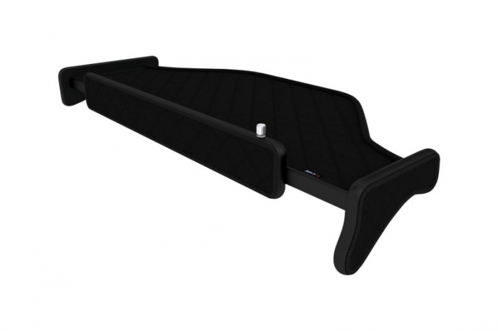 Raft polita interior cabina (panou LED, lumina alba; mijloc, culoare: negru, serie: ELEGANCE) potrivit DAF [2]