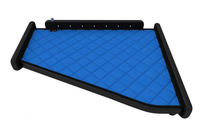 Raft polita interior cabina (panou LED, lumina alba; mijloc; versiune joasa, cabina, culoare: albastru, serie: ELEGANCE) potrivit SCANIA R [4]
