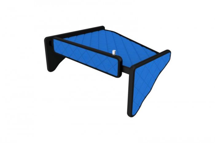 Raft polita interior cabina (panou LED, lumina alba; mijloc; versiune joasa, cabina, culoare: albastru, serie: ELEGANCE) potrivit SCANIA R [2]