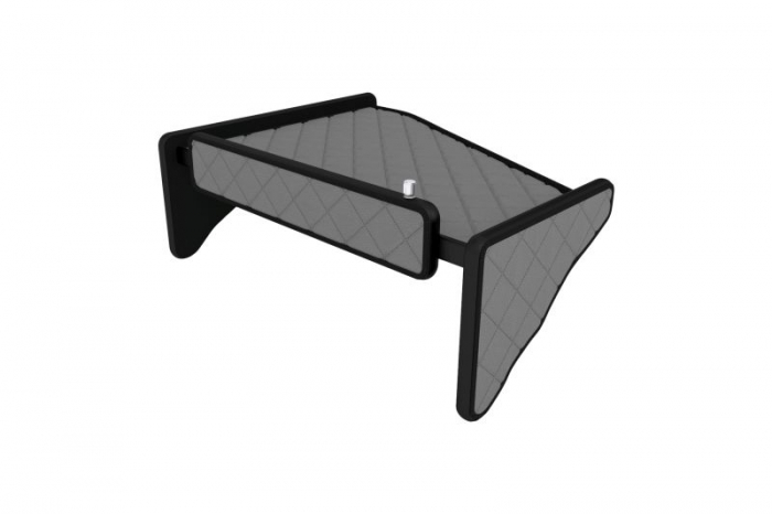 Raft polita interior cabina (panou LED, lumina alba; mijloc; versiune joasa, cabina, culoare: gri, serie: ELEGANCE) potrivit SCANIA R [2]